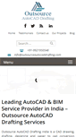 Mobile Screenshot of outsourceautocaddrafting.com